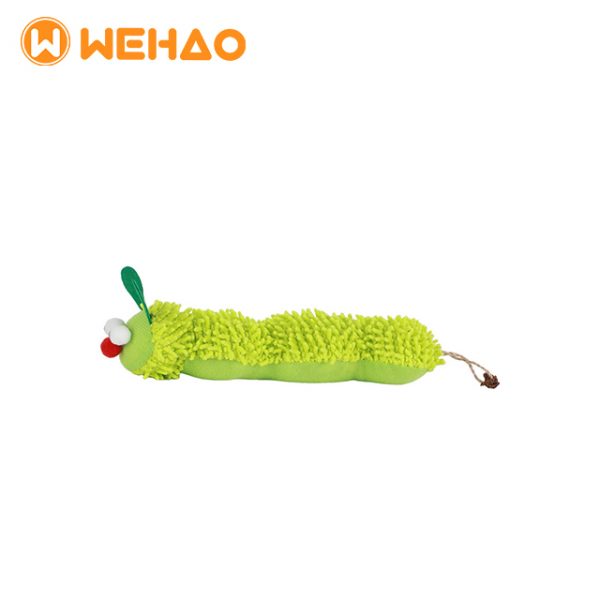 Wehao Catnip Caterpillar Plush Toy Soft Safe Interactive Chew