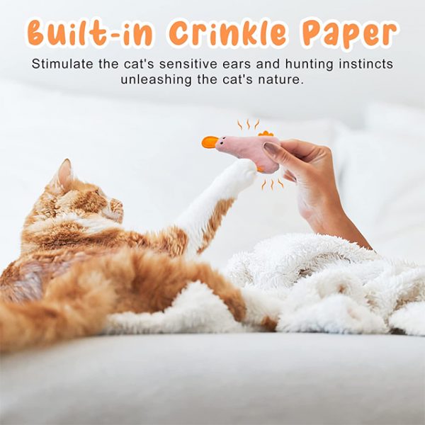 Wehao Catnip Crinkle Octopus Toys Plush Chew Set - Image 3
