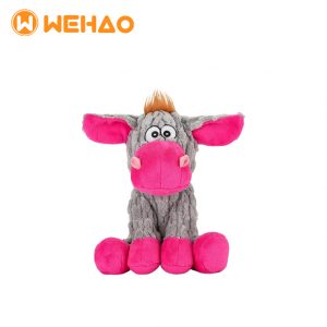 Wehao Donkey Squeaky Plush Dog Toy for Large Dogs