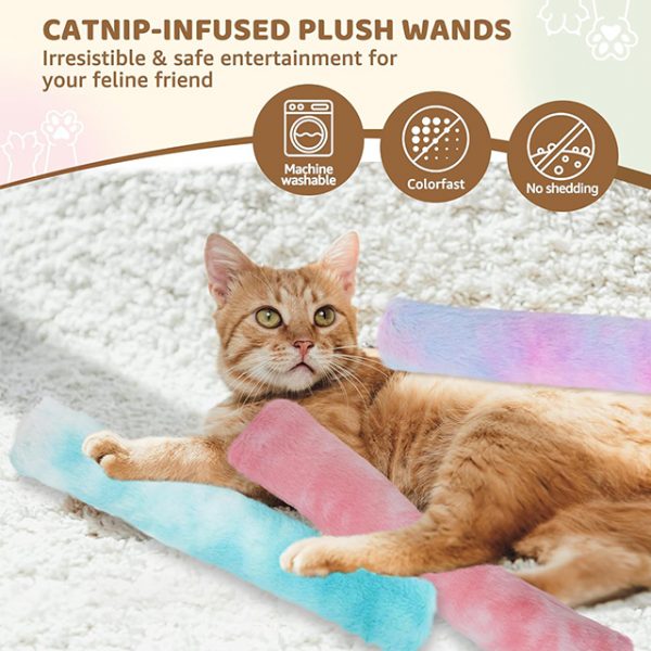 Wehao Catnip Kicker Toy Soft Durable Plush for Cats - Image 2
