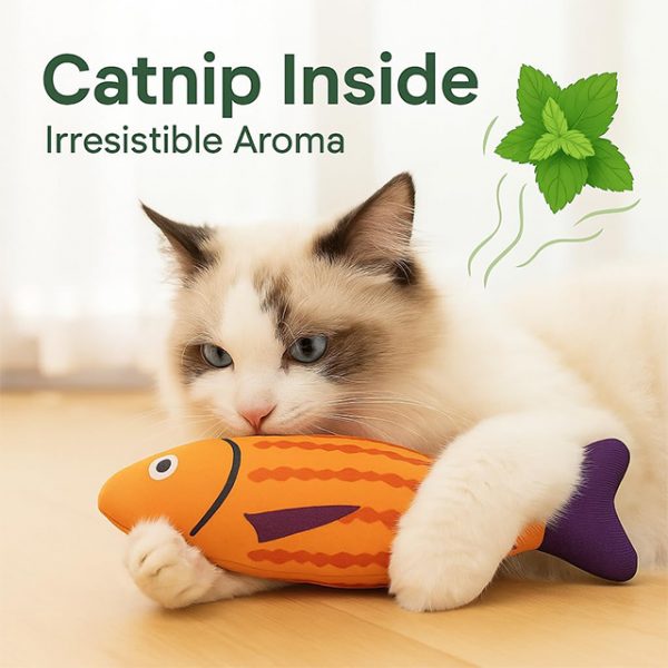 Wehao Catnip Plush Toys Durable Interactive Chew for Cats - Image 3