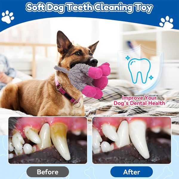 Wehao Donkey Squeaky Plush Dog Toy for Large Dogs - Image 5