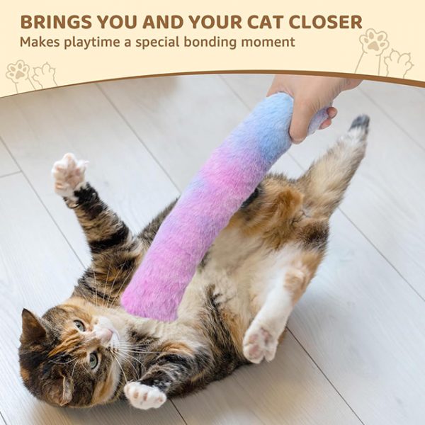 Wehao Catnip Kicker Toy Soft Durable Plush for Cats - Image 5