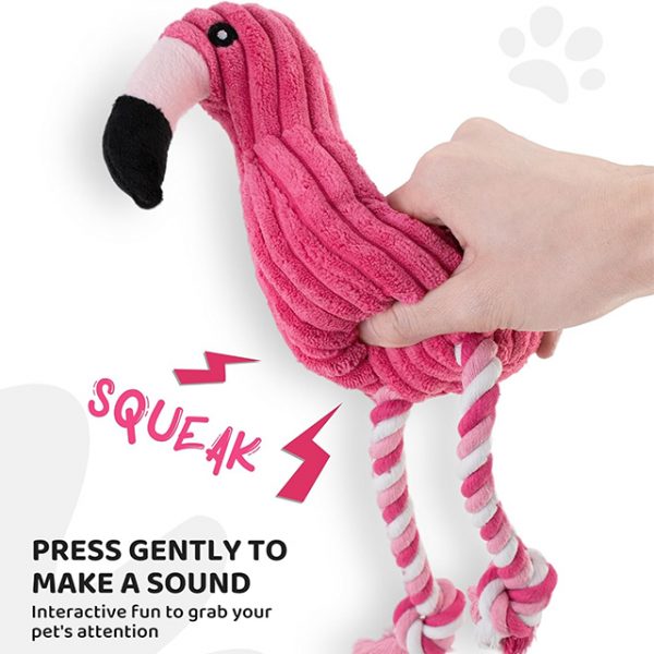 Wehao Plush Dog Toy Squeaky Durable Chew for Dogs - Image 2