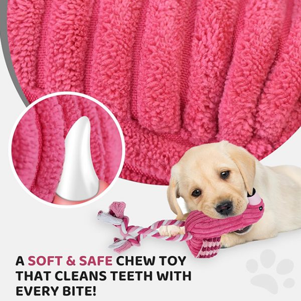 Wehao Plush Dog Toy Squeaky Durable Chew for Dogs - Image 3