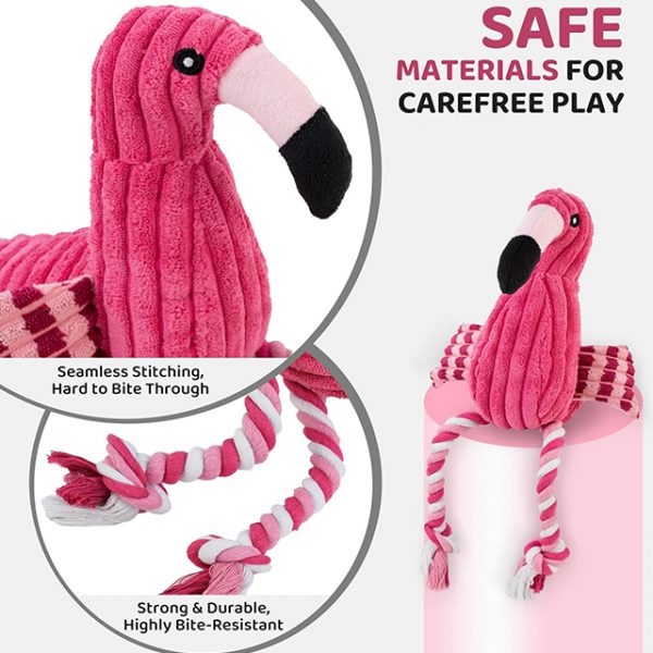 Wehao Plush Dog Toy Squeaky Durable Chew for Dogs - Image 4