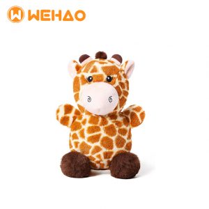 Wehao Plush Giraffe Squeaky Durable Puppy Toy