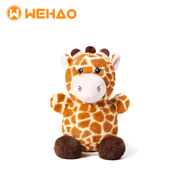 Wehao Plush Giraffe Squeaky Durable Puppy Toy