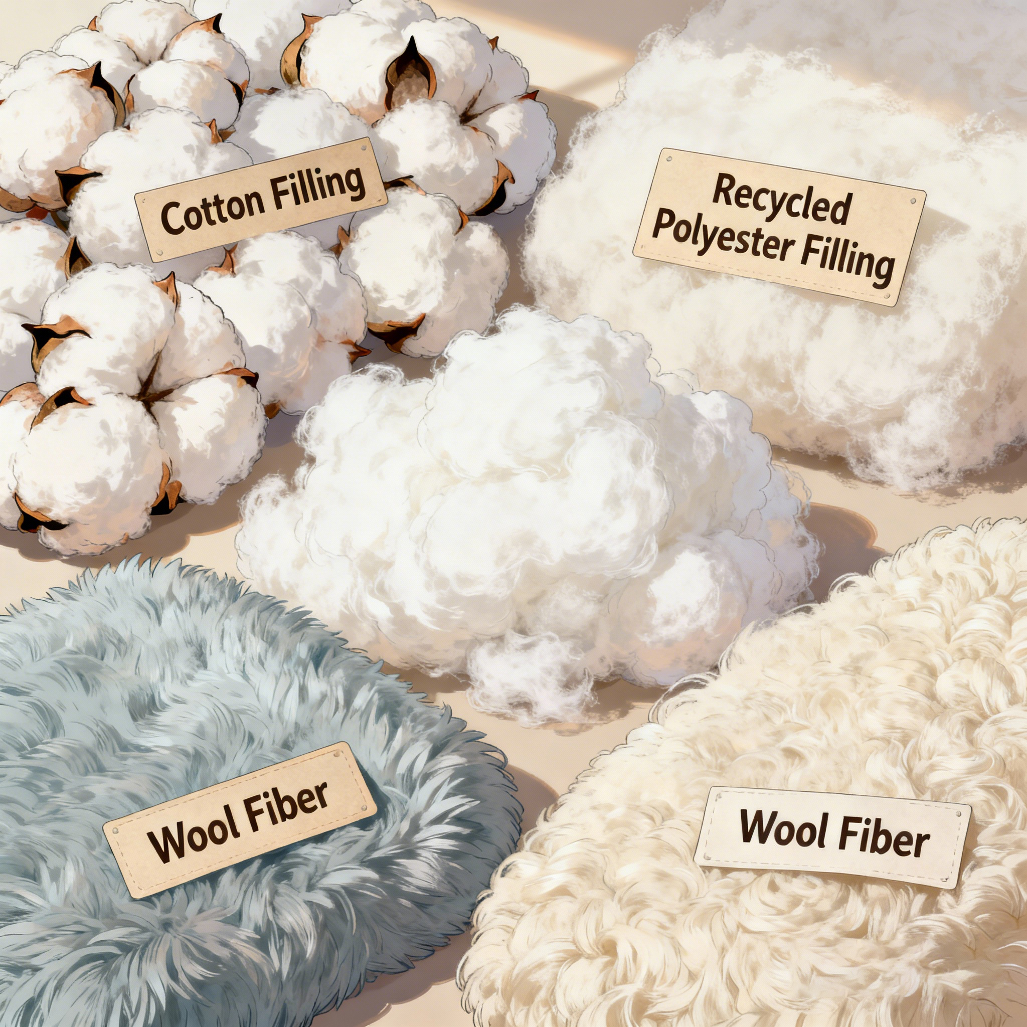 Safe Stuffing for Pet Plush Toys