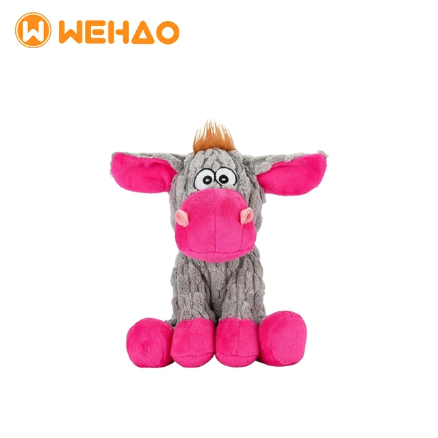 Wehao Donkey Squeaky Plush Dog Toy for Large Dogs