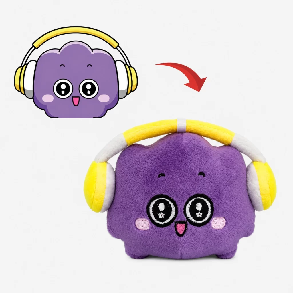 Custom plush toy for brand mascot, licensed character, original IP, and character project development
