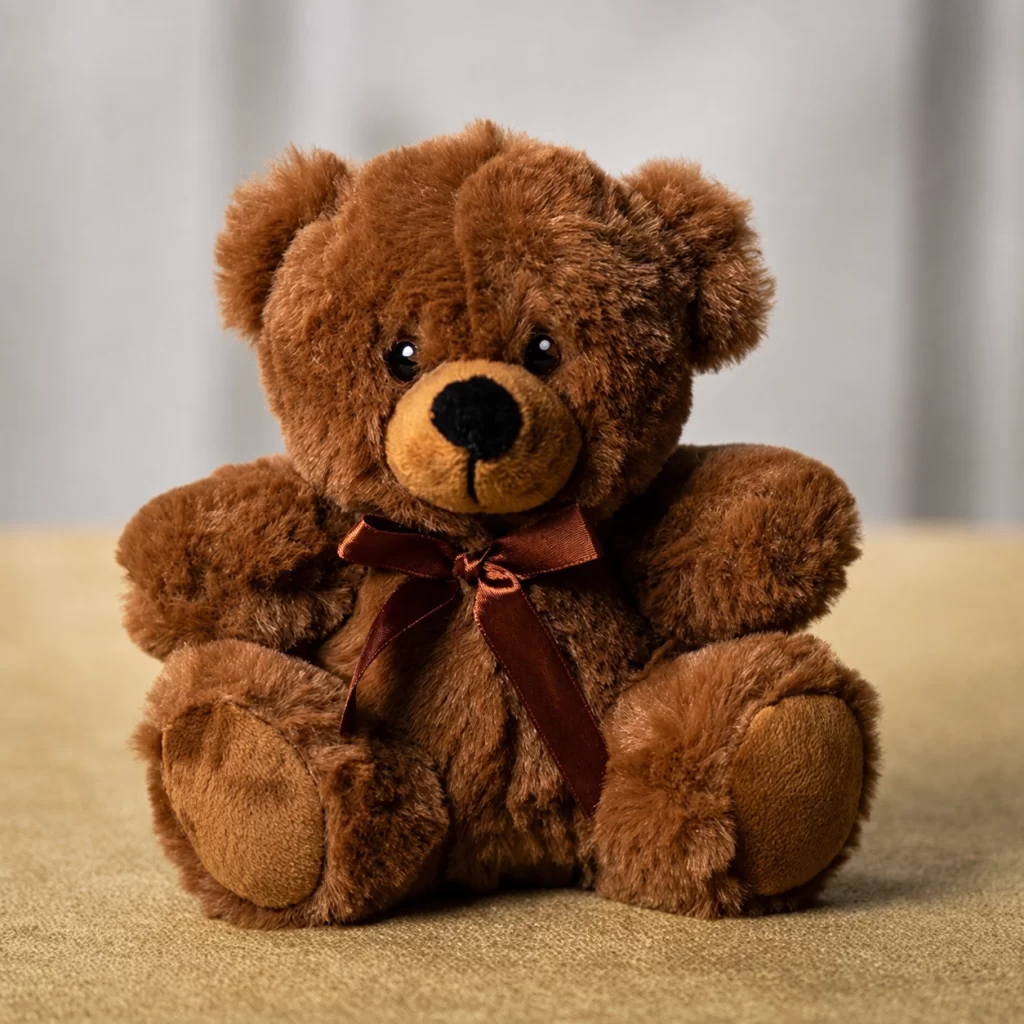 Three custom plush gift formats prepared for corporate, charity and event distribution
